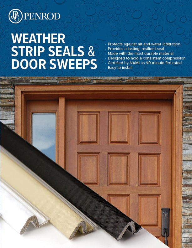 Weather Strip Seal brochure cover graphic