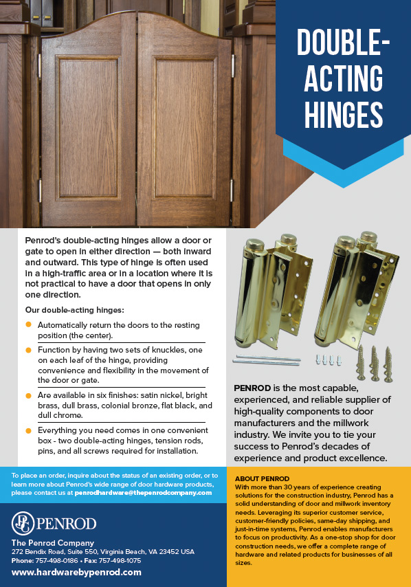 Double-Acting Hinges cover graphic