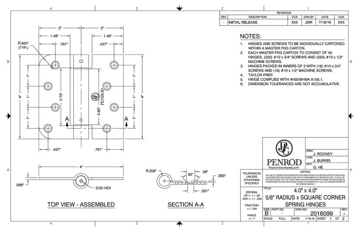 4.0 x 4.0 5-8 Rad+SQ Spring Taylor Prep M19693 schematic
